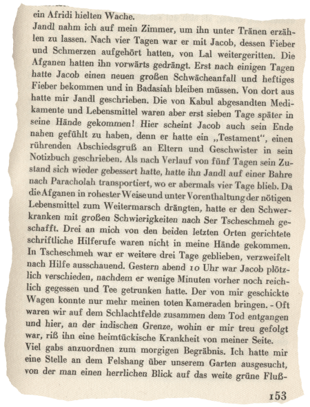 Erzhlung Oskar von Niedermayer Tod in Kabul