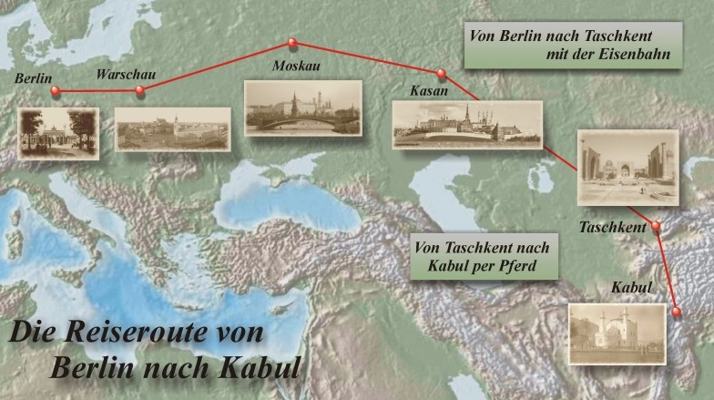 route travel to Kabul